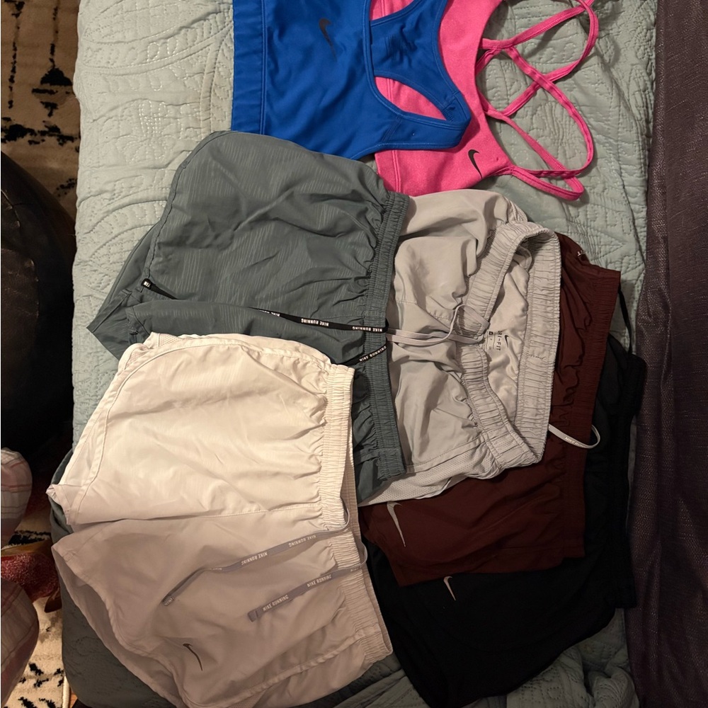 Nike Activewear Set - Blue, Pink, Gray, White, Maroon